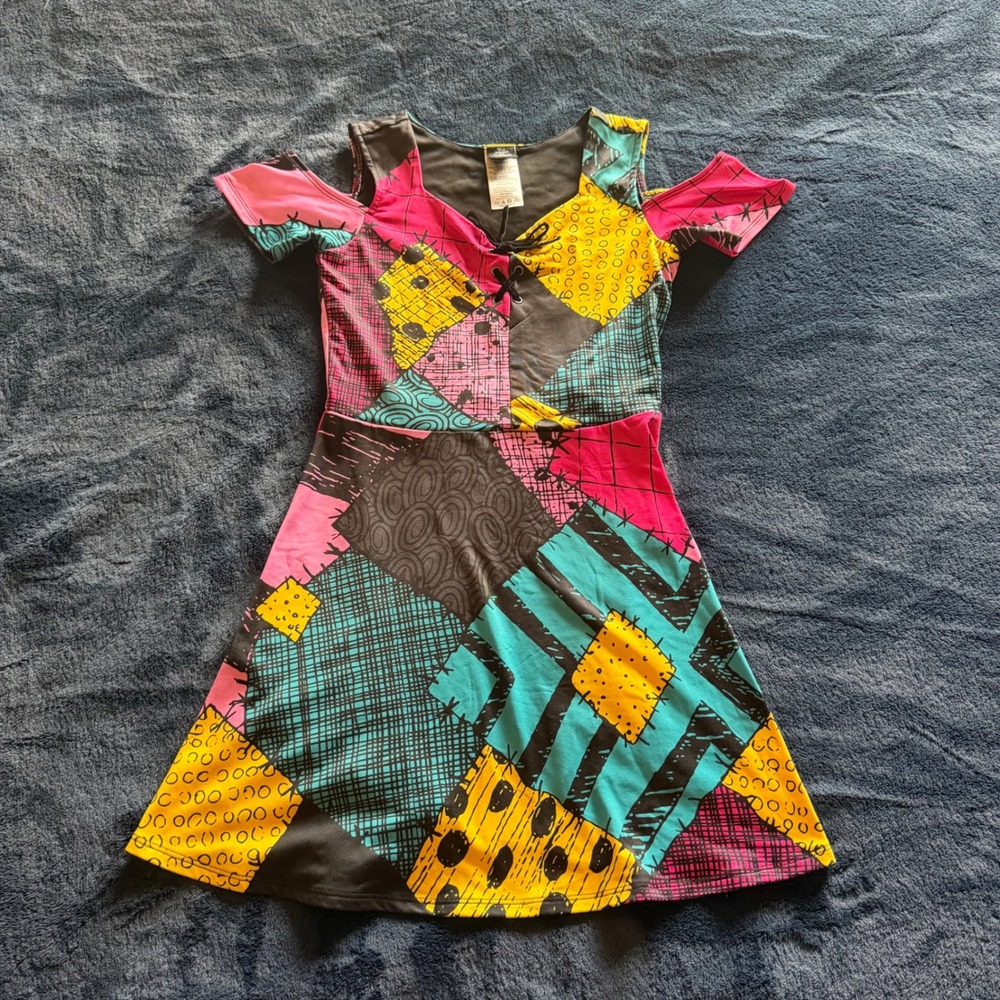 Disney The Nightmare Before Christmas Sally Patchwork Dress - C1708